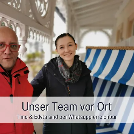 Hunde Ohne Aufpreis - Fewo Hagemeister Sellin - 6 Min Zum Strand - Mit 2 Balkonen - Gratis Sauna & Coworking Space Im Haus Zewnętrze zdjęcie