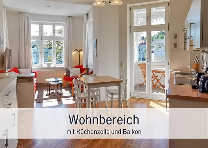 Hunde Ohne Aufpreis - Fewo Hagemeister Sellin - 6 Min Zum Strand - Mit 2 Balkonen - Gratis Sauna & Coworking Space Im Haus